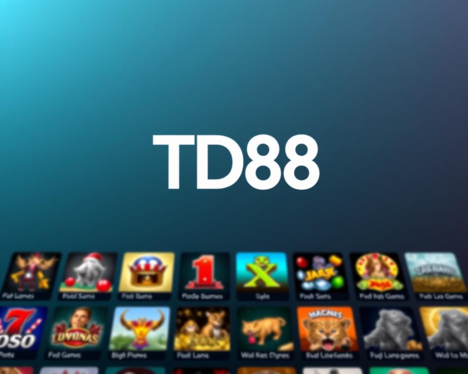 A sleek, minimalist casino interface with a focus on the iconic "TD88" brand name. The background features a subtle gradient of calming blues and grays, conveying a sense of sophistication and reliability. In the foreground, a grid of carefully curated casino game icons, each with a distinct visual style and allure. The overall composition exudes an air of trustworthiness, drawing the viewer's attention to the key selection criteria for a reputable online casino. Crisp, high-quality rendering with a cinematic depth of field, creating a visually striking and immersive experience.